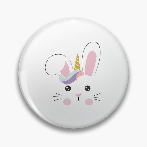 Item preview, Bunnycorn Cute Kawaii with floral crown designed and sold by LionessLove.