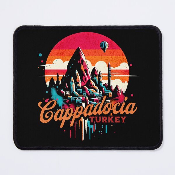 Item preview, Cappadocia Turkey Vibrant Retro Design designed and sold by RedDesignSyc.