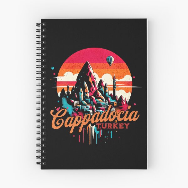Item preview, Cappadocia Turkey Vibrant Retro Design designed and sold by RedDesignSyc.