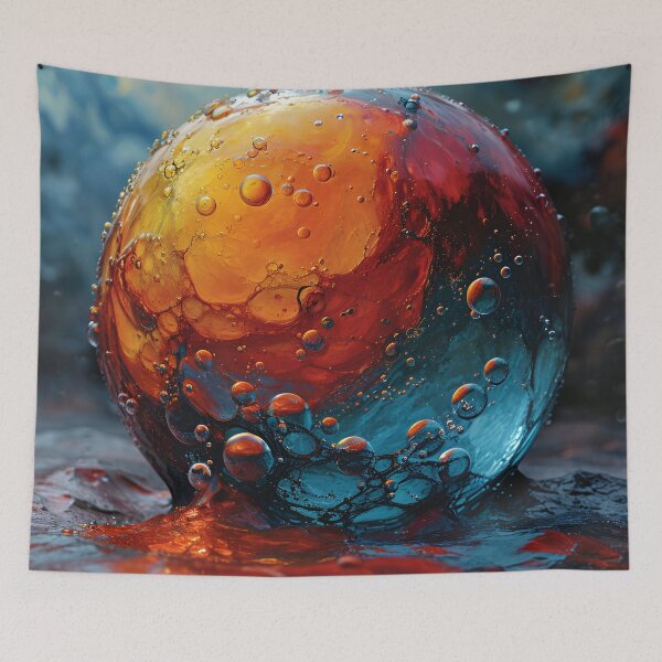 Item preview, Orb of Aqueous Flames: Liquid Artistry designed and sold by APARTAI EU.