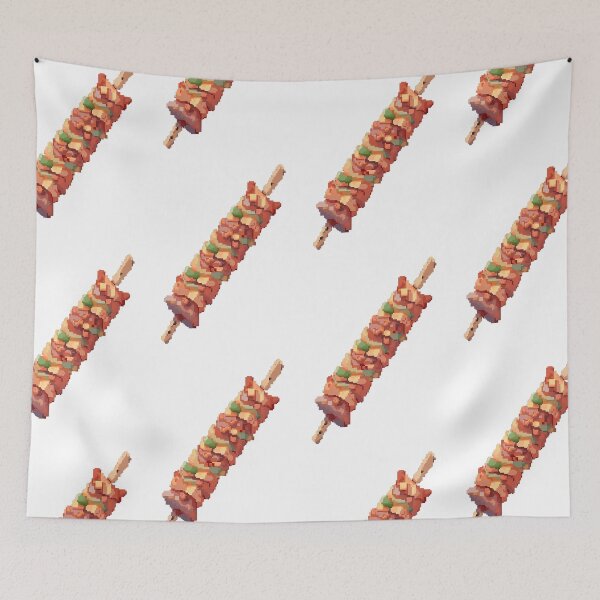 Item preview, Kebab - Pixel street food art designed and sold by octoboobs.