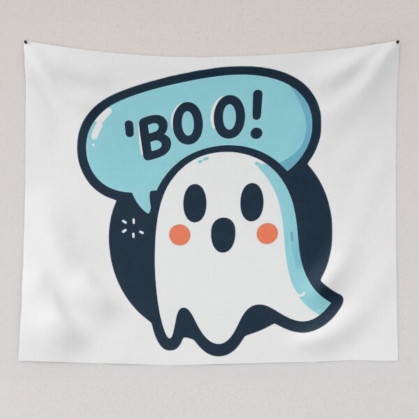 Item preview, Boo! Cute Ghost's Cheerful Adventure designed and sold by HAKAN YILDIRIM.