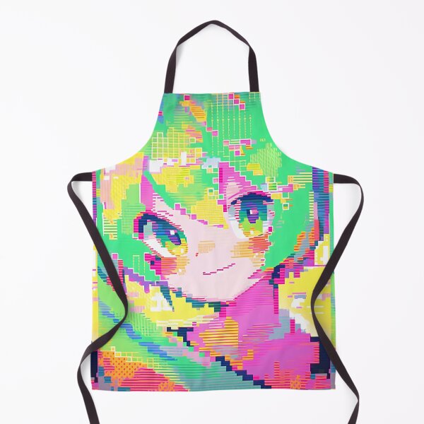Item preview, Glitchy anime pixel girl- Glitch art designed and sold by octoboobs.