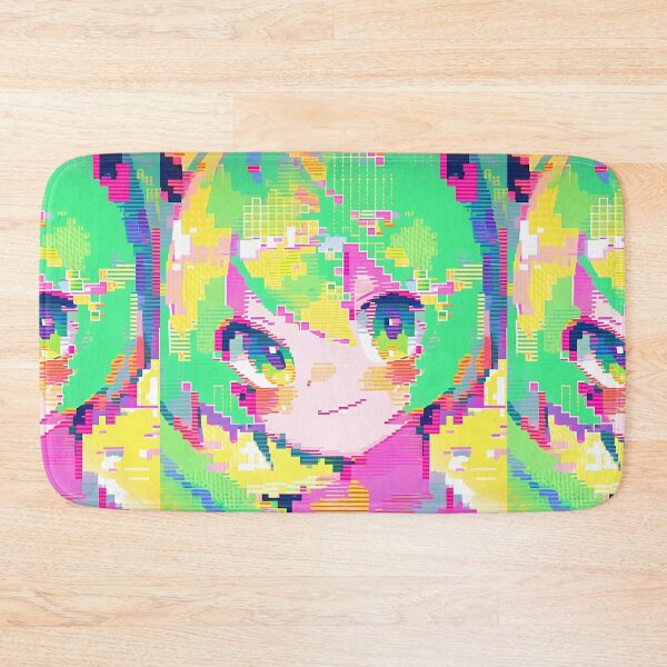 Item preview, Glitchy anime pixel girl- Glitch art designed and sold by octoboobs.