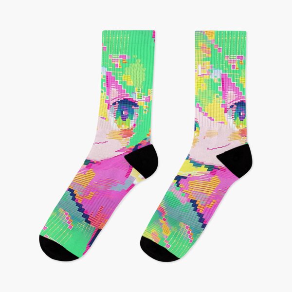 Item preview, Glitchy anime pixel girl- Glitch art designed and sold by octoboobs.