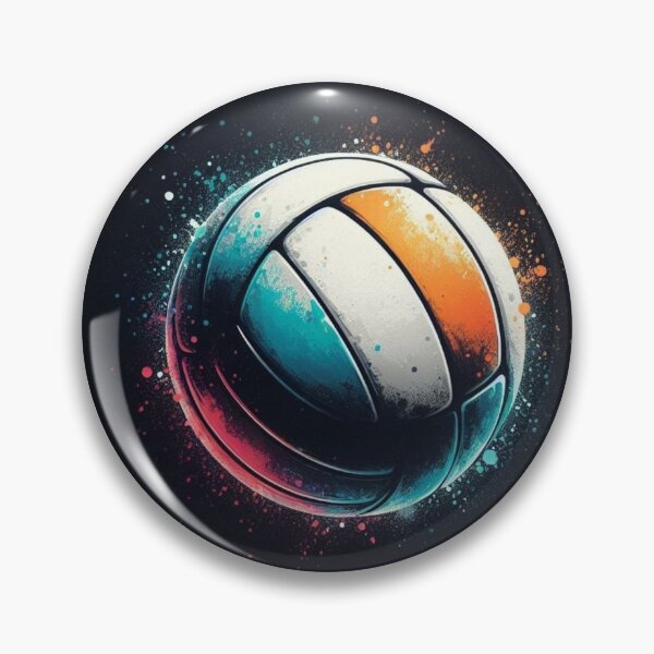 Item preview, ColorSplash Volleyball designed and sold by HeadTurningArt.