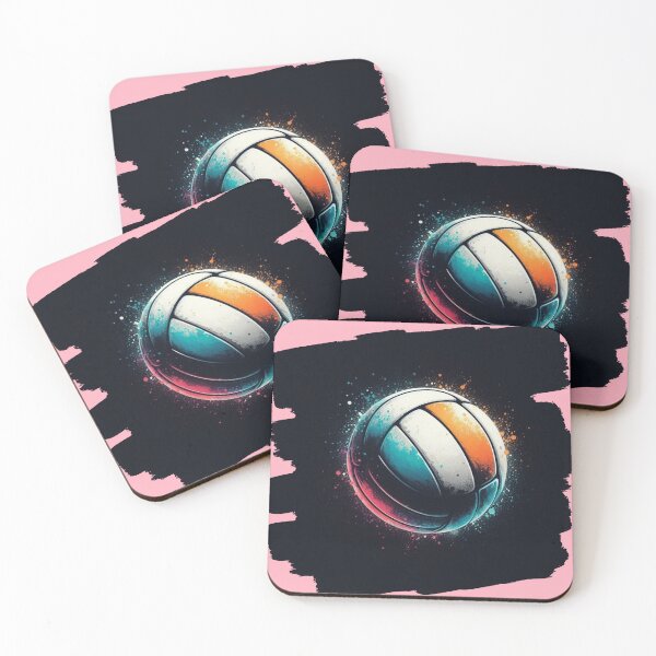 Item preview, ColorSplash Volleyball designed and sold by HeadTurningArt.