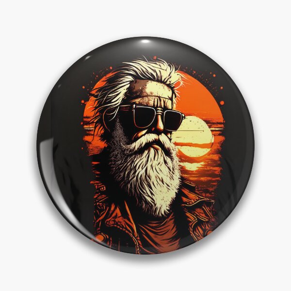 Item preview, Retro Santa designed and sold by Nerdesigns  - www.linkit.blog.