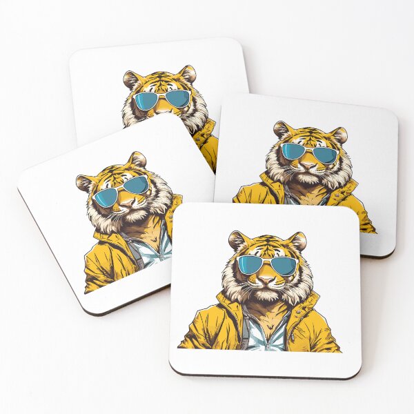 Item preview, Tiger dressed like a human designed and sold by MamikonarsRB.