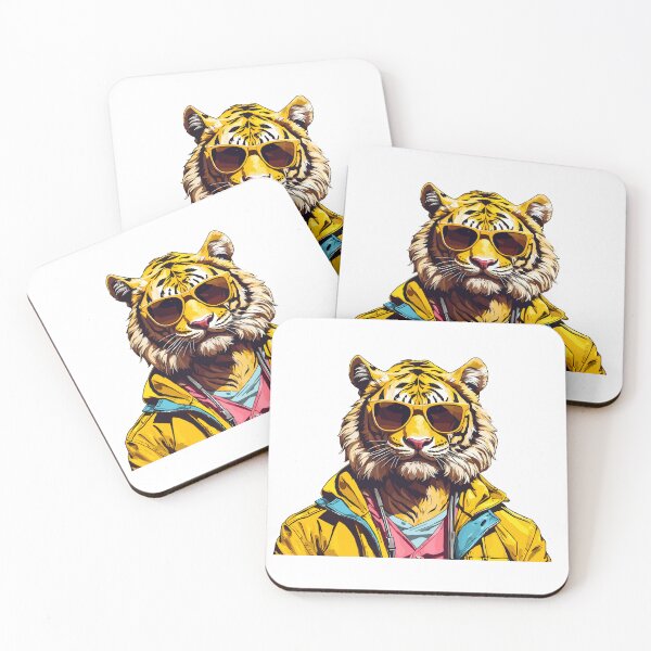 Item preview, Hip Hop Tiger with sunglasses designed and sold by MamikonarsRB.