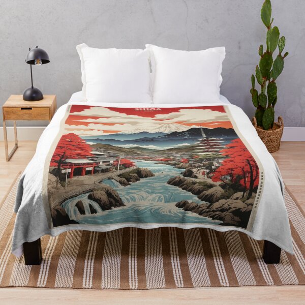 Item preview, Shiga Japan Vintage Poster Tourism  designed and sold by TravelersGems.