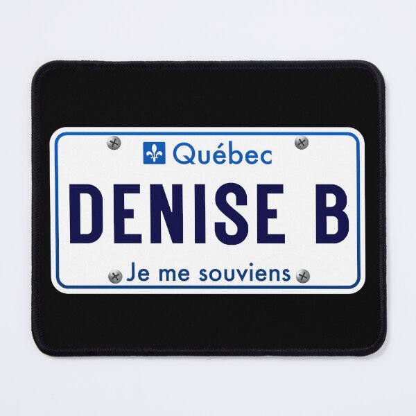 Item preview, Denise Bombardier Quebec Car License Plate Je Me Souviens designed and sold by Quebec-Shop.