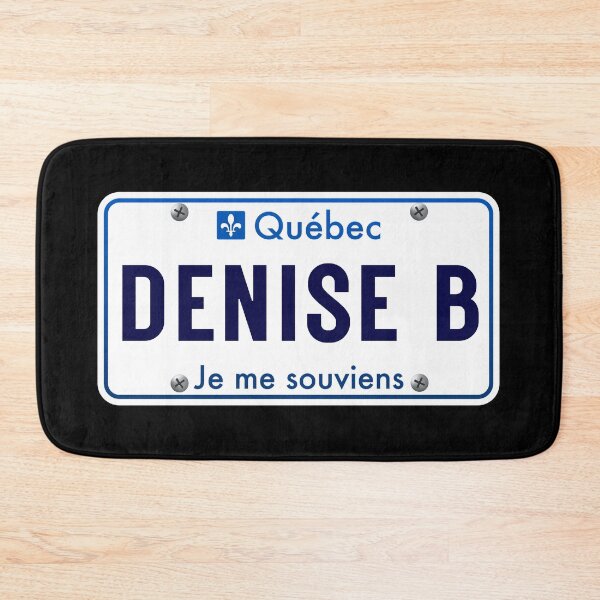 Item preview, Denise Bombardier Quebec Car License Plate Je Me Souviens designed and sold by Quebec-Shop.