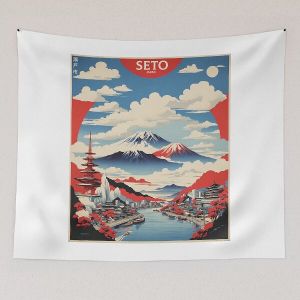 Item preview, Seto Japan Vintage Poster Tourism  designed and sold by TravelersGems.