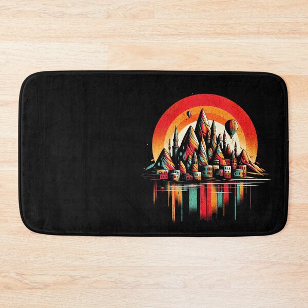 Item preview, Cappadocia Turkey Vibrant Retro Circle Design designed and sold by RedDesignSyc.