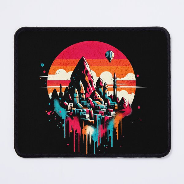 Item preview, Cappadocia Turkey Retro Design designed and sold by RedDesignSyc.