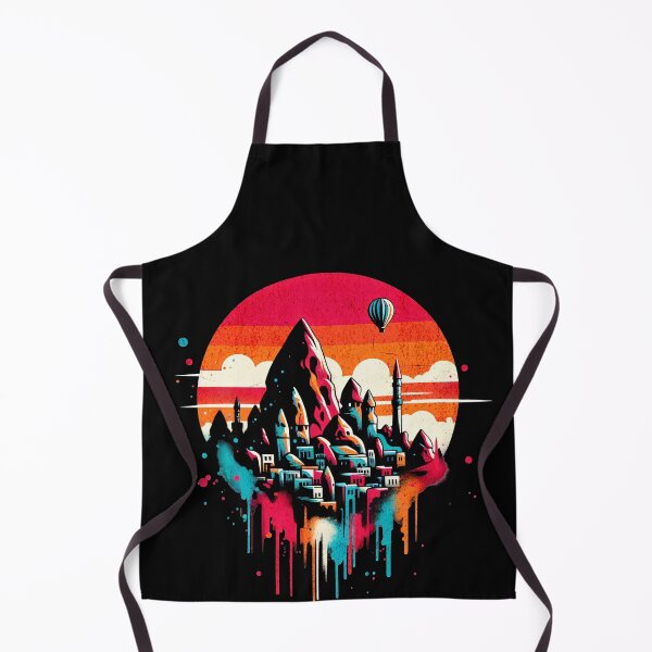 Item preview, Cappadocia Turkey Retro Design designed and sold by RedDesignSyc.