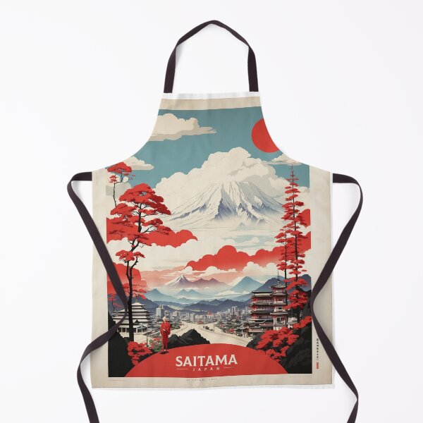 Item preview, Saitama Japan Vintage Poster Tourism 2 designed and sold by TravelersGems.