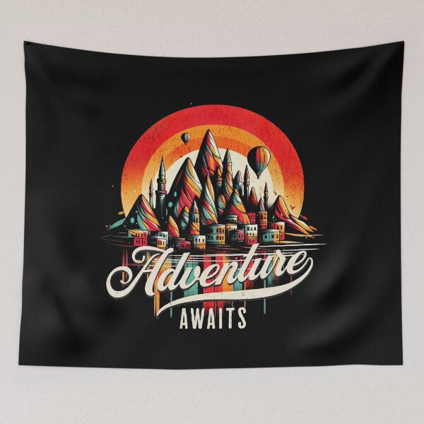 Item preview, Adventure Awaits Cappadocia Turkey Design designed and sold by RedDesignSyc.