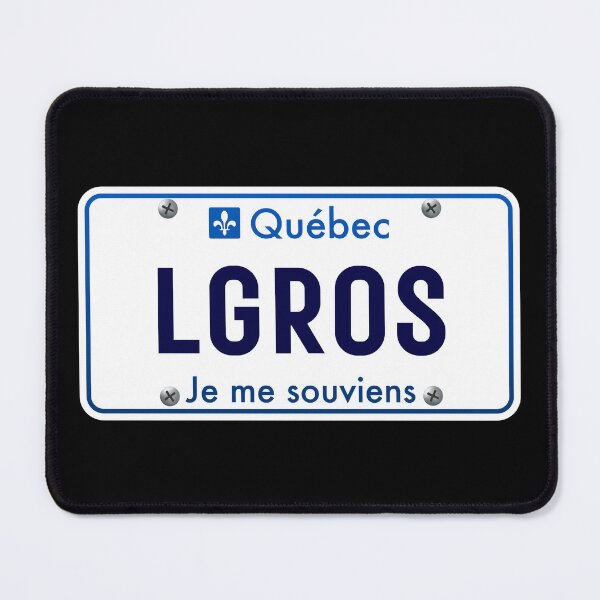 Item preview, LGROS Quebec Funny Car License Plate Je Me Souviens designed and sold by Quebec-Shop.