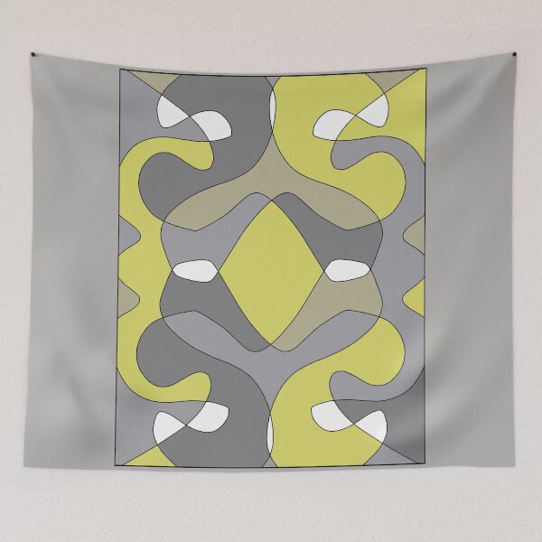 Item preview, patterns with gray and yellow tones designed and sold by azet-art.
