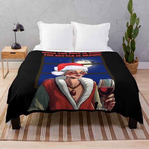 Item preview, Mrs. Claus, When The Boss Is Gone, The Bottle Is Drawn designed and sold by signshirtz.