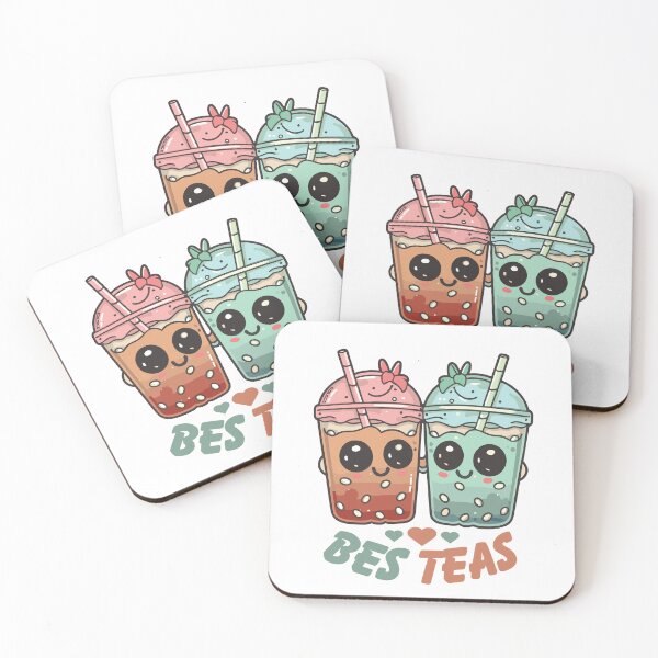 Item preview, Bes Teas Besties Cute Kawaii Bubble Tea Boba Best Friend designed and sold by DashBliss.