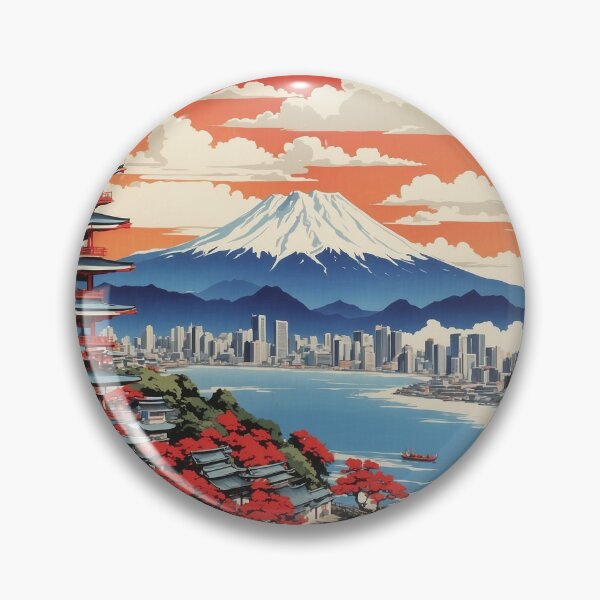 Item preview, Okazaki Japan Vintage Poster Tourism  designed and sold by TravelersGems.