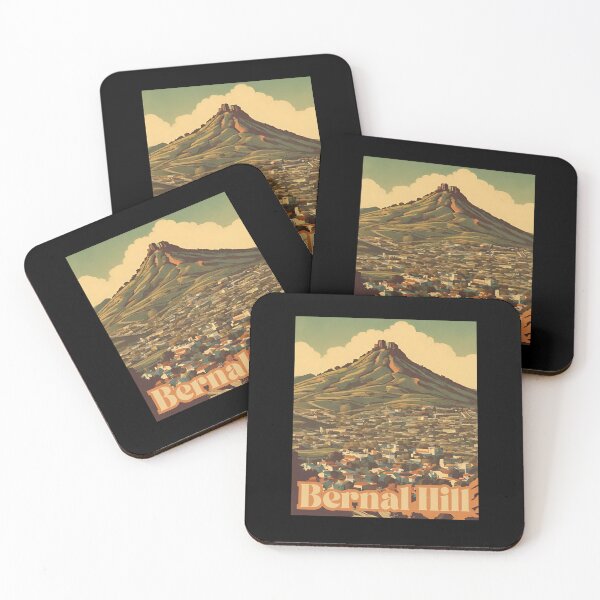 Item preview, Bernal Hill Vintage Poster designed and sold by CyberArtistOne.