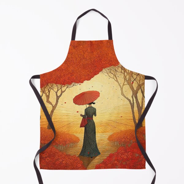 Item preview, Autumn Stroll in Japanese Garden designed and sold by OccultDreams.
