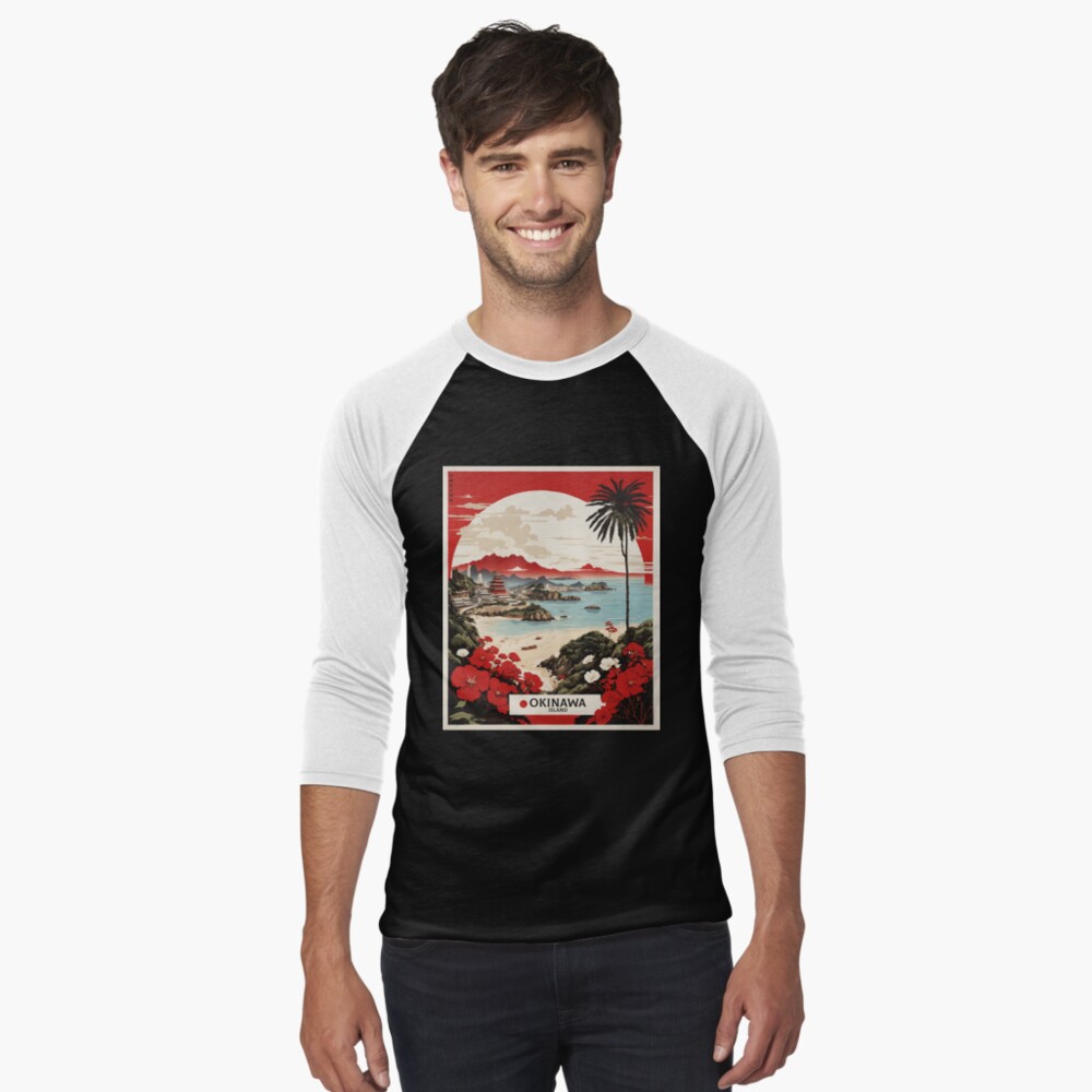 Item preview, Baseball ¾ Sleeve T-Shirt designed and sold by TravelersGems.