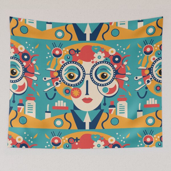 Item preview, Cartoon Abstract Ophthalmology ,brafdesign  designed and sold by Brafdesign.