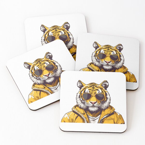 Item preview, Tiger wearing hip-hop clothes designed and sold by MamikonarsRB.