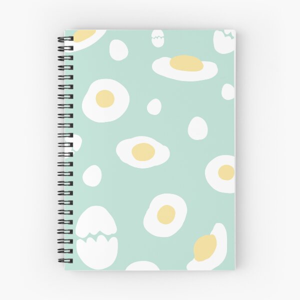 Item preview, green background decorated with fried eggs designed and sold by Bunnylovely.