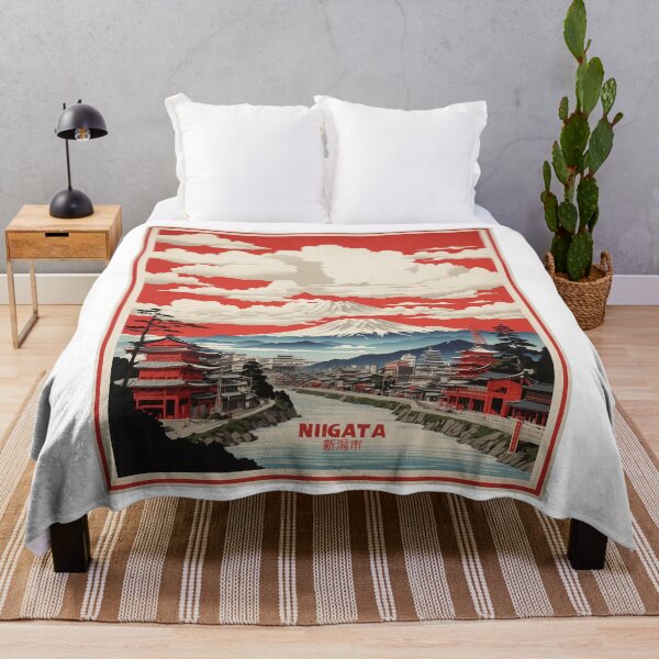 Item preview, Niigata Japan Mount Fuji Vintage Poster Tourism  designed and sold by TravelersGems.