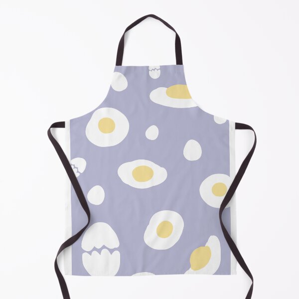 Item preview, purple background decorated with fried eggs designed and sold by Bunnylovely.