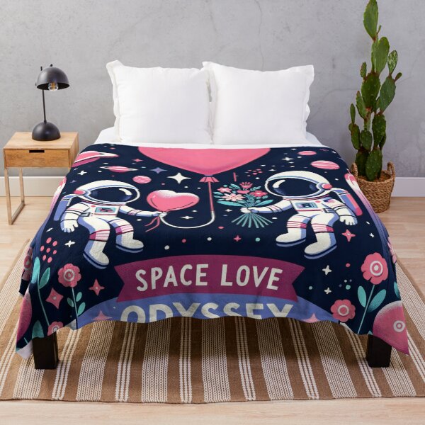 Item preview, Heartfelt Voyage: Astronauts' Valentine's Day in the Stars designed and sold by ArtComixHaven.