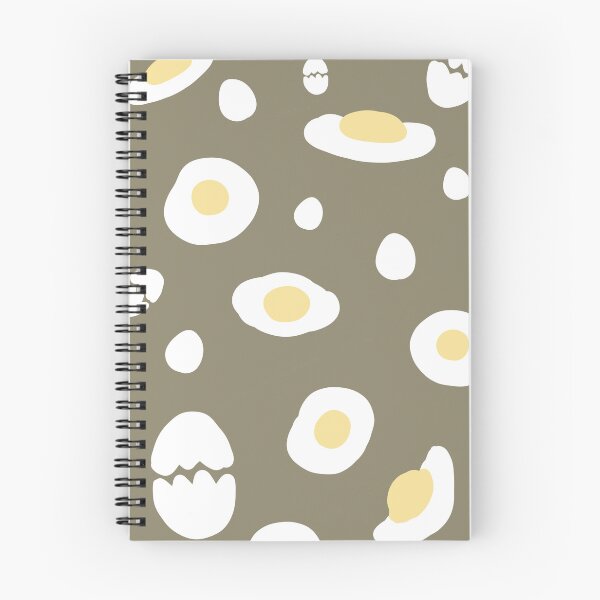 Item preview, brown background decorated with fried eggs designed and sold by Bunnylovely.