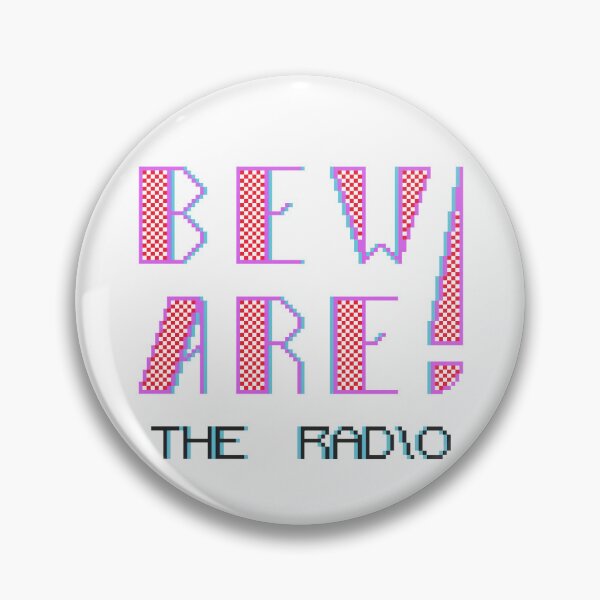 Item preview, Beware! The Radio - Bespoke 80s Jagged Logo designed and sold by bewaretheradio.