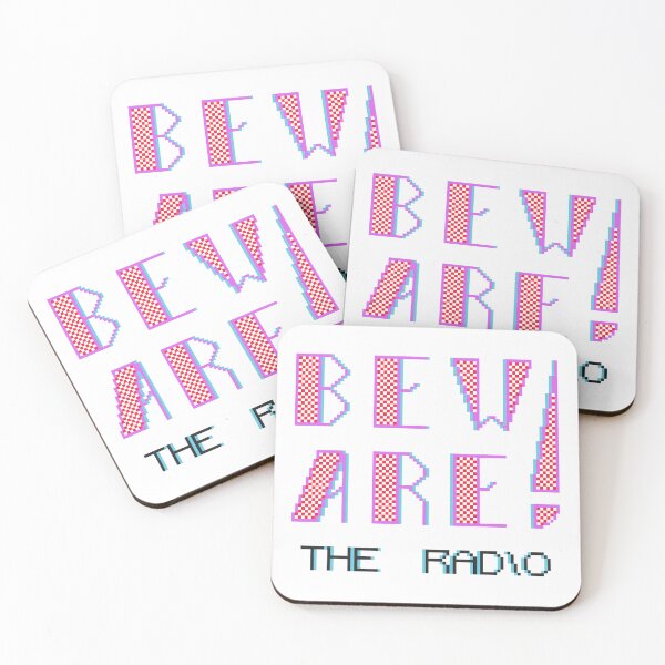 Item preview, Beware! The Radio - Bespoke 80s Jagged Logo designed and sold by bewaretheradio.