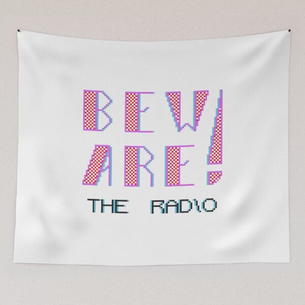 Item preview, Beware! The Radio - Bespoke 80s Jagged Logo designed and sold by bewaretheradio.