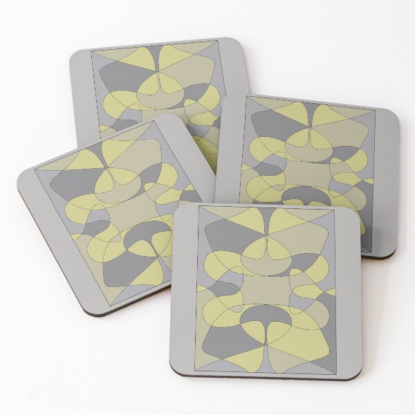 Item preview, patterns with gray and yellow tones designed and sold by azet-art.