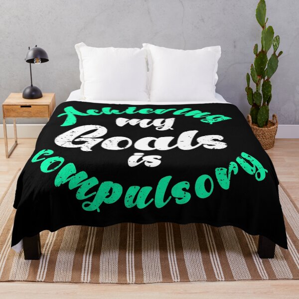 Item preview,  Achieving My Goals Is Compulsory Self Motivation Quote Green and white designed and sold by YerrouDesing.