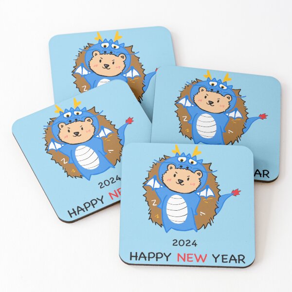 Item preview, 2024 Blue Dragon Year Hedgehog designed and sold by s-ton.