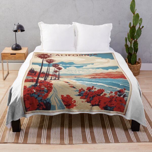Item preview, California USA Vintage Poster Tourism designed and sold by TravelersGems.