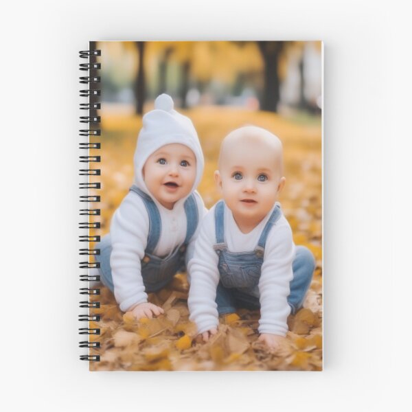 Item preview, Cute twin babies having fun -million dollar smile designed and sold by Sparkdesigner2.