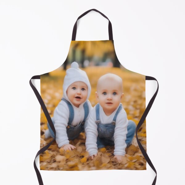 Item preview, Cute twin babies having fun -million dollar smile designed and sold by Sparkdesigner2.