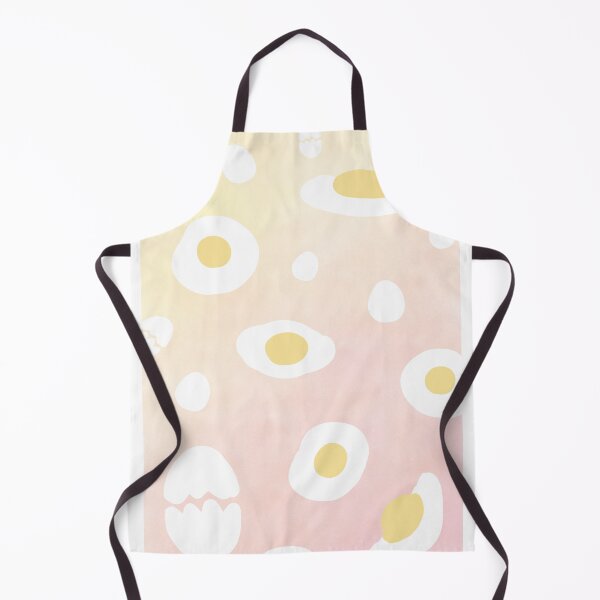 Item preview, Pink background decorated with fried eggs designed and sold by Bunnylovely.