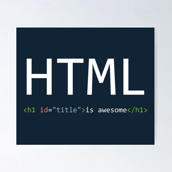 Artikel-Vorschau von HTML ist großartig - Computerprogrammierung, designt und verkauft von Programming Jokes.