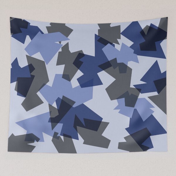Item preview, Camo camouflage Navy Blue designed and sold by Quooki.
